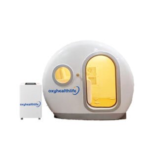 Draagbare hyperbare zuurstofkamer van aluminiumlegering | Monocoque HBOT-therapie-unit voor één persoon (model OXY0014)